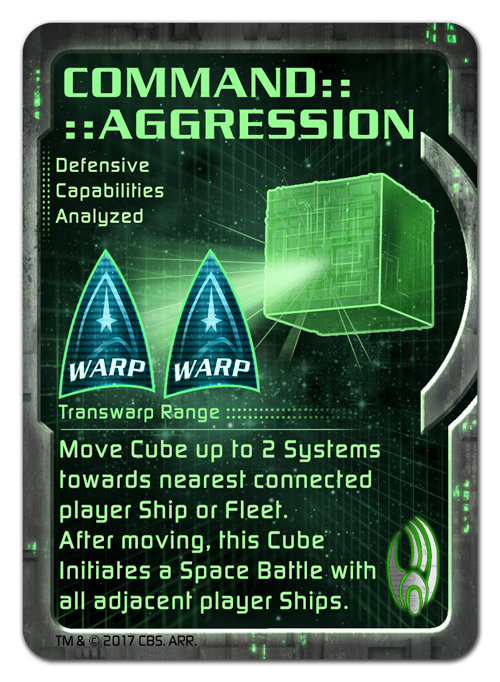 Borg Command Cards - Aggression